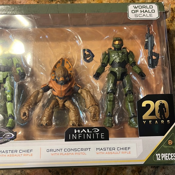 Halo action figures combat evolved infinite 20 year anniversary 12 piece - Picture 6 of 6